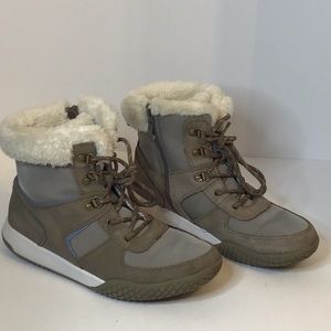 ORIGINAL WEATHERPROOF CHOLE VINTAGE GRAY HI-TOP SNEAKERS SZ 9